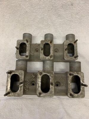 EDELBROCK OE7L ML 6X2 LOG INTAKE 371 J2 OLDS