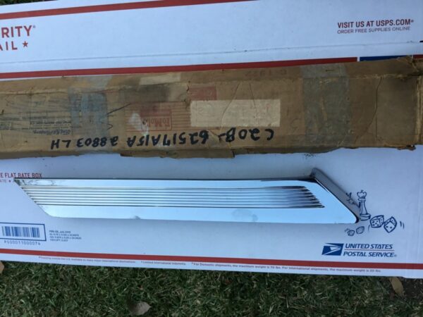 NOS 1962 FORD CHROME TRIM PIECE