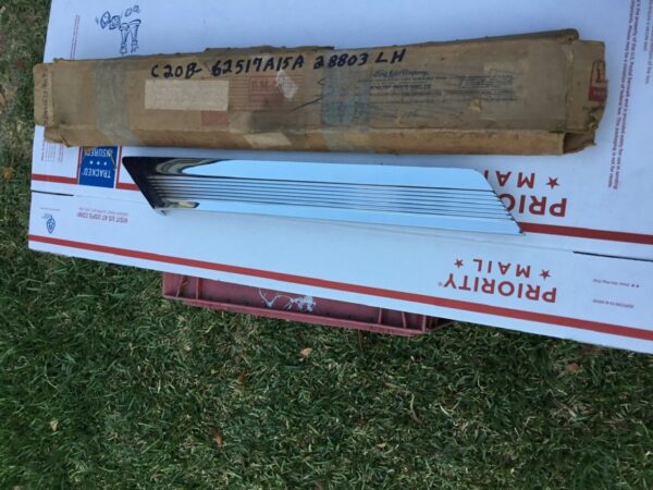 NOS 1962 FORD CHROME TRIM PIECE